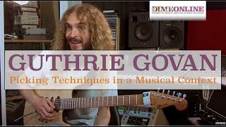 Guthrie Govan on Picking Techniques in Context [upl. by Nagn]