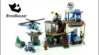 LEGO CITY 60174 Mountain Police Headquarters Speed Build for Collecrors  Mountain Police 79 [upl. by Annyrb296]