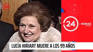 Lucía Hiriart Viuda de Pinochet muere a los 99 años  24 Horas TVN Chile [upl. by Krishna]