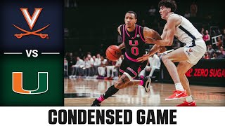 Virginia vs Miami Condensed Game  202425 ACC Mens Basketball [upl. by Illil]