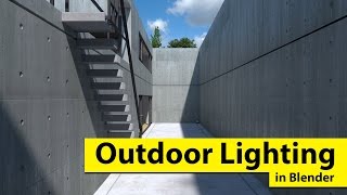 How to do Outdoor Lighting in Blender correctly [upl. by Raamaj527]