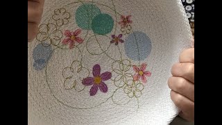 Can I add machine embroidery to the sides of my rope basket [upl. by Alyat]