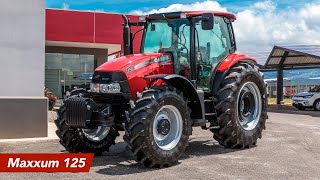 Tractor Maxxum 125 CASE IH  CRAISA [upl. by Horick955]