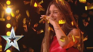 14 year old singer Iveta gets Michelles Golden Buzzer  Irelands Got Talent 2019 [upl. by Ecaidnac]