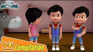 Vir The Robot Boy  Non Stop Action  Cartoon For Kids  Compilation 40 [upl. by Robyn961]