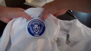 How to Easily Sew a Patch onto a Shirt or Jacket Sleeve [upl. by Stearn391]