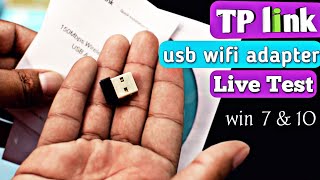 TP link usb wireless wifi adapter for desktop pc and laptops installation [upl. by Ibmab]