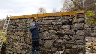 Taking Off The Forms  100 Year Old Barn Restauration [upl. by Asemaj]