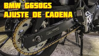 BMW G 650 GS  Ajuste de Cadena [upl. by Niledam]