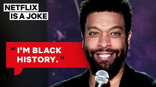 Dave Chappelle Told DeRay Davis To Act More Famous  Netflix Is A Joke [upl. by Einnus]