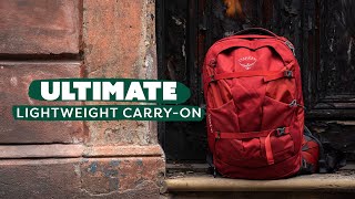 Osprey Farpoint 40 Review  Traveling Light [upl. by Langelo]