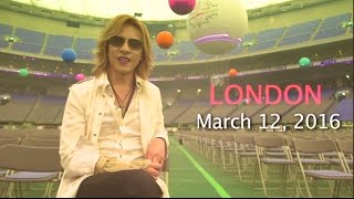 X Japan SSE Arena Wembley  March 4 2017 announcement [upl. by Mahtal]