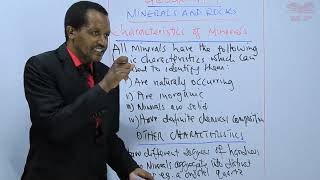 KCSE  GEOGRAPHY  FORM 1 MINERALS amp ROCKS [upl. by Rednave]