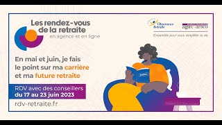 Webinaire des RDV de la retraite  Ma retraite et moi [upl. by Ecirtnahc]