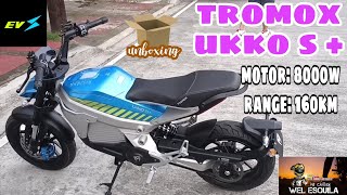 UNBOXING TROMOX UKKO S   EMOTORCYCLE  EV SUPREME [upl. by Adniroc]