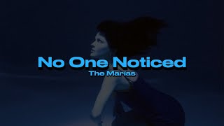 The Marías  No One Noticed Sub Español  Lyrics [upl. by Arymas]