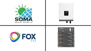 UK Home Battery Storage install  FOX ESS  SOMA PV  AC system [upl. by Acirtal165]