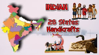 Indian 28 States Official Handicrafts  Indias Statewise Famous Handicrafts Official Video [upl. by Flore]