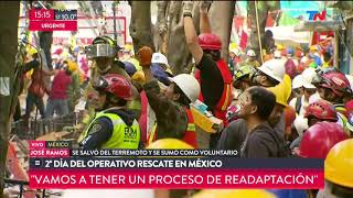 Los rescates más emotivos tras el terremoto en México [upl. by Owena]