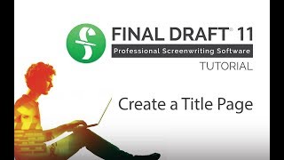 Create a Title Page [upl. by Araid791]