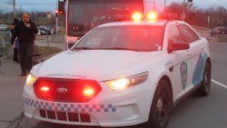 STM Sûreté et Contrôle and SPVM Bus Intervention  NEW Ford Police Interceptor [upl. by Schofield]