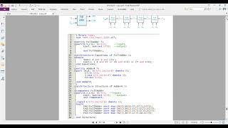 Running VHDL code for JKflip flop full adder mux 41 using waveform vector [upl. by Eldwon745]