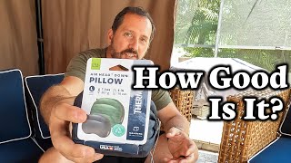 Reviewed ThermaRest Air Head Down Inflatable Travel Pillow [upl. by Nialb]