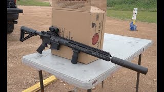 Shooting the Bear Creek Arsenal AR15 Suppressed [upl. by Gregrory599]