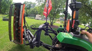 A closer look at the offset flail THE ULTIMATE PASTURE MACHINE [upl. by Kayle]