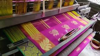 HOW TO MAKE TANT SAREE IN POWER LOOM  তাঁতের শাড়ি তৈরির পদ্ধতি  SAREE OF WEST BENGAL [upl. by Naamana]