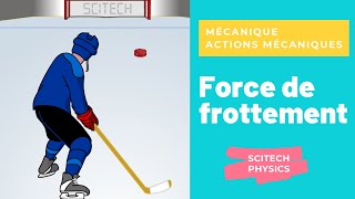 6 Force de frottement  Animation Physique  Physics Animation [upl. by Drud]