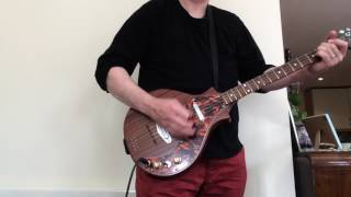 Quick demo of solid body electric bouzouki by HiGuitarsUK [upl. by Etiuqram669]