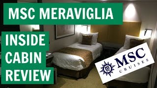 MSC Meraviglia  Inside cabin review [upl. by Melony]