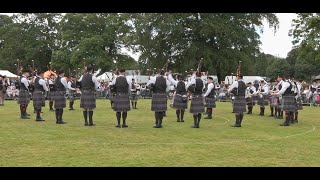 Scottish Power Pipe Band at the 2024 Scottish Championships in Dumbarton [upl. by Lienhard919]