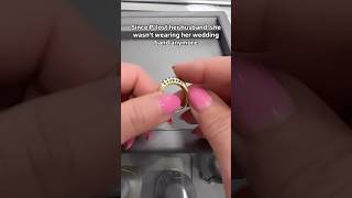 satisfying jewelrytransformation jewellerydesign ring ooakjewelry repurposed daughters [upl. by Enymsaj]