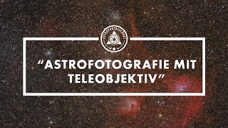 DeepSky Astrofotografie mit einer DSLRDSLM Teleobjektiv und der Nachführung SkyGuiderProVLOG [upl. by Hedberg727]