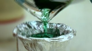 Copper Chloride and Aluminium reaction only [upl. by Kipp]