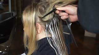 TUTORIELBalayage blond cheveux fin [upl. by Folly502]