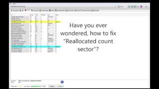 How to fix Reallocated count sector [upl. by Phila]