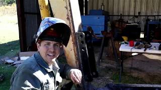 Installing A Titan Thumb On A Ford Backhoe Man Time [upl. by Nuoras369]