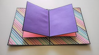 Pop Up book Tutorial  Pop Up Cards Ideas for Scrapbook  Mini Scrapbook Album  by Crafts Space [upl. by Persson]