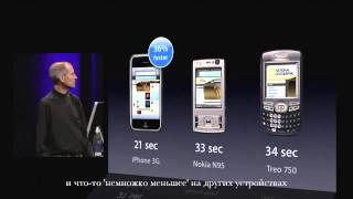 Презентация iPhone 3g русские субтитры [upl. by Lorin919]