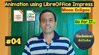 Animation using LibreOffice Impress Part4  Impress Tutorial  Build Animation using Impress [upl. by Christopher]