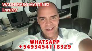 Waldemaro Martinez Voiceover  Ejercicios [upl. by Nathanil]