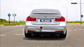 BMW F30 335i Armytrix HighPerformance Valvetronic Exhaust System  Sounds Immense [upl. by Ahsaeit]