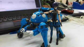 Megahouse Variable Action Ghost in the Shell Tachikoma and Motoko Kusanagi Figure Review [upl. by Ratib921]