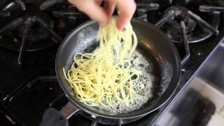 How to Make a Light Butter amp Parmesan Cheese Sauce  Italian Cooking [upl. by Geirk908]