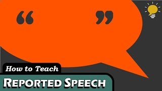 REPORTED SPEECH indirect speech in 3 Steps [upl. by Guillema727]