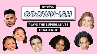 Chloe x Halle Luka Sabbat and Their Grownish CoStars Play Superlatives [upl. by Eetse]