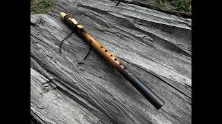 NATIVE AMERICAN STYLE BAMBOO FLUTE  KEY quotFquot 432HZ  MANY MOONS FLUTES [upl. by Tsenre815]